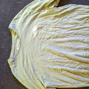 Green long sleeve tee